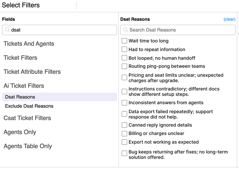 Generative DSAT reasons in plain English